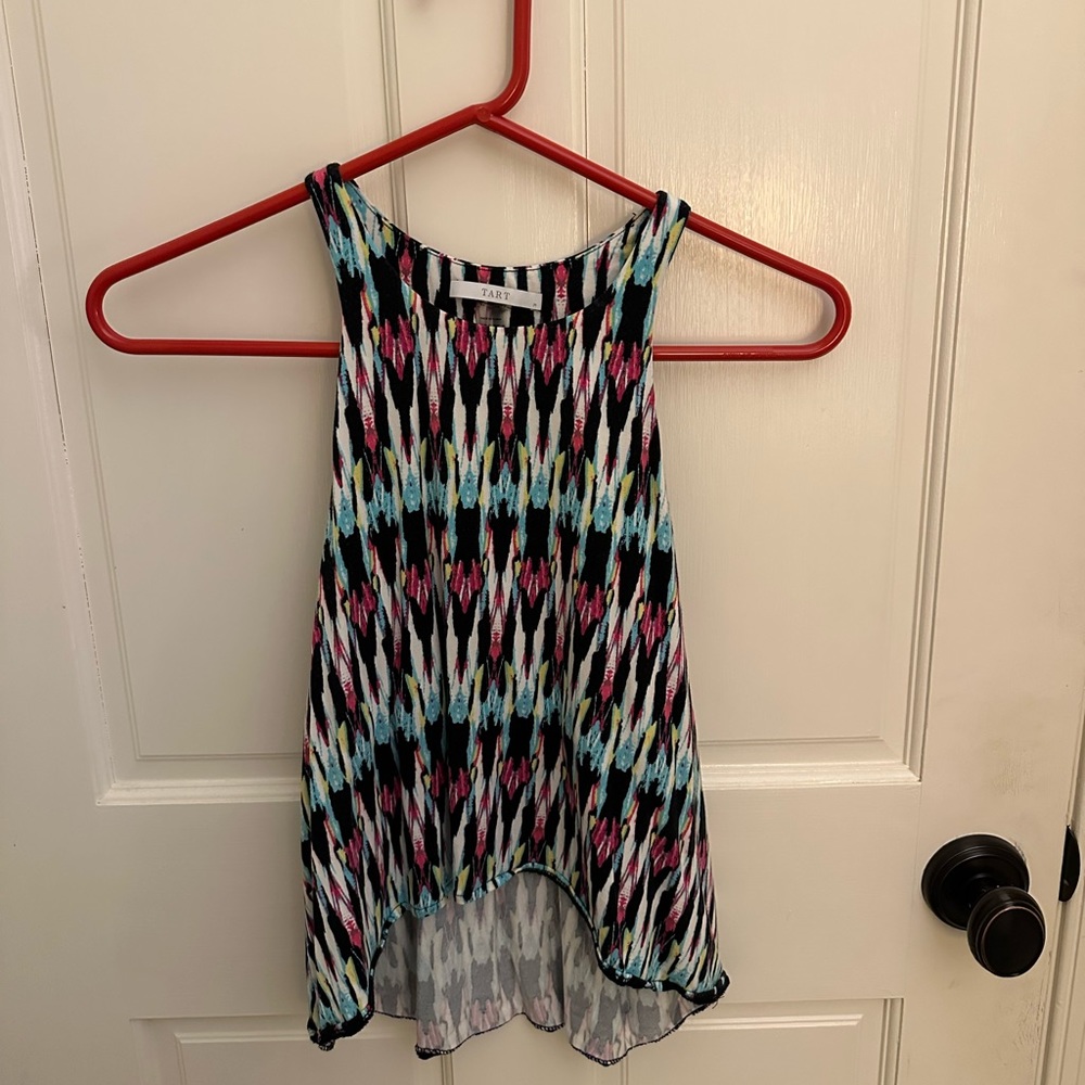 Tart Patterned Blouse Medium; worn twice